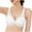 30-White, variant on YWDJ Bras for Women Push up and Padded Closure in Back Lounge Bras No Wire Comfortable Bras Wide Strap Half Cup Hollow Bras Padded Plus Size Bras Wrap Solid Sleep Bras Khaki L