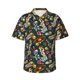 thumbnail image 1 of Balery Vintage Casino Chips Camisas hawaianas de manga corta para hombre, camisas playeras de corte holgado, camisas de vacaciones con botones,Large, 1 of 7