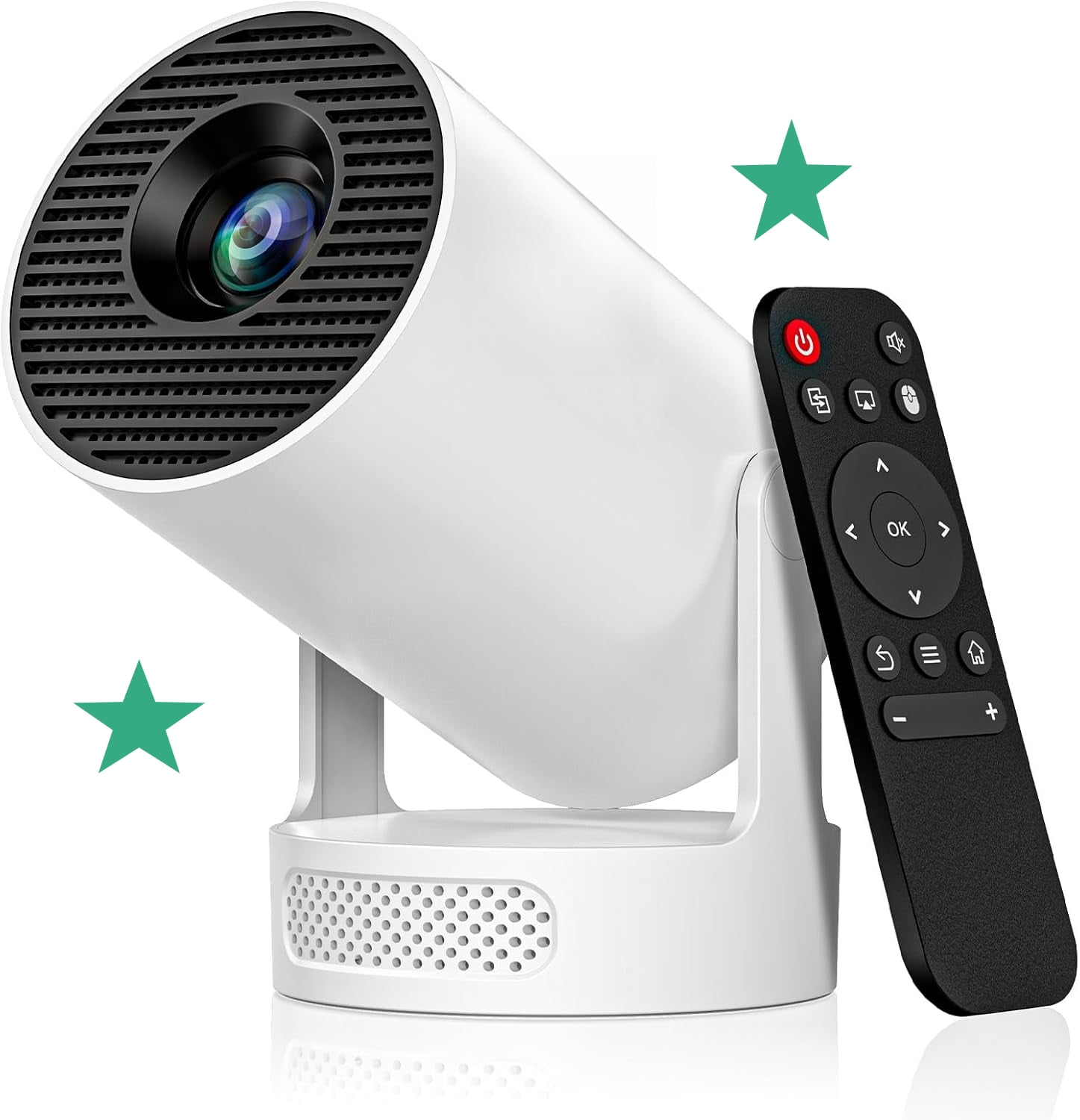 YOWHICK DP01 LED Projector - 1080P Output, 100