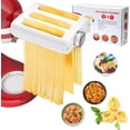 thumbnail image 1 of Pasta Maker Attachment 3 in 1 Set for All KitchenAid Stand Mixers Included Pasta Sheet Roller, Spaghetti Cutter, Fettuccine Cutter Maker Accessories and Cleaning Brush, 1 of 8