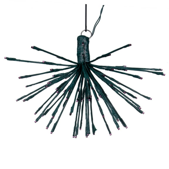Vickerman 80Lt x 16" Green Starburst Purple 5mm LED Lights.