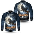 thumbnail image 3 of Happy Halloween Newfoundland Witch Pumpkins Bats All Over Print 3D Baseball Jacket Newfie Dog Lover Gifts Bomber Jacket Softball - 13012, 3 of 6