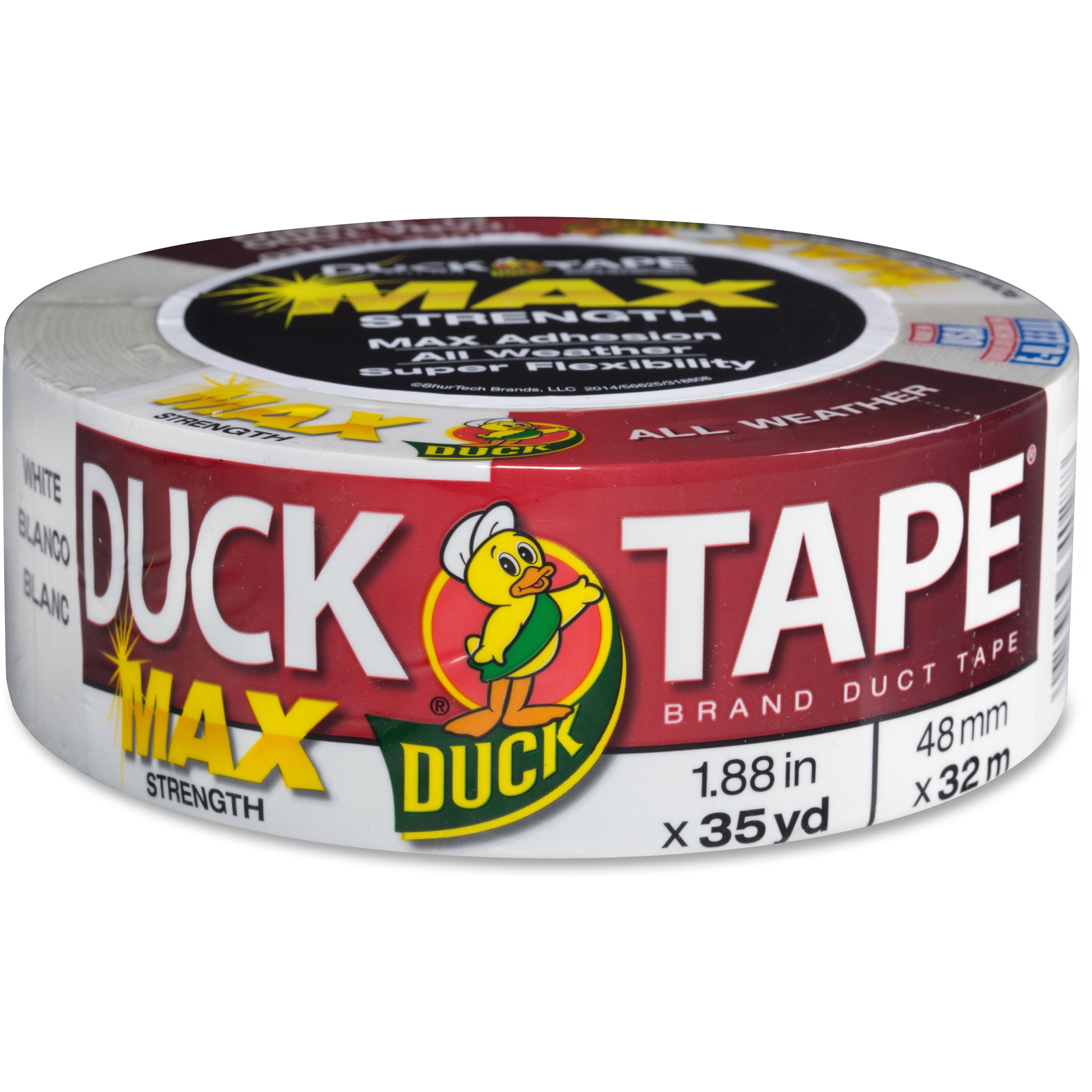 Duck MAX Strength Tape, White