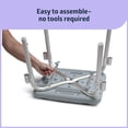 thumbnail image 2 of Medline Bath Chair and Shower Chair with Armrests for Elderly, Sturdy, 13.5-In Seat, 350 lb Weight Capacity, Gray, 2 of 6