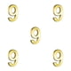 thumbnail image 2 of Bearachild Números de casa dorados, exquisitos signos numéricos para el hogar, accesorio de marcado para Hotel, casa, apartamento, número 9 Type2 NO2 Bearachild CBP207980, 2 of 6