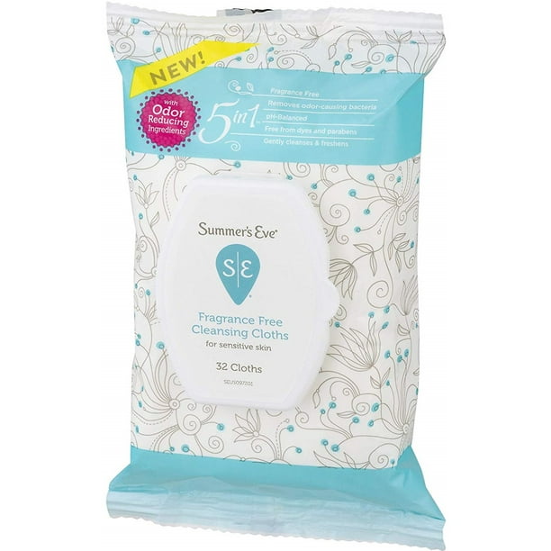 3 Pack Summer's Eve Summers Eve Cleansing Cloths 32 ea