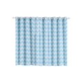 thumbnail image 6 of Efavormart 2 Panels White/Blue Polyester Chevron Design Thermal Insulated Blackout Room Darkening Grommet Top Curtain 52"x64", 6 of 9