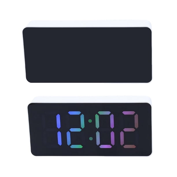Date Time Bedroom Temperature LED Digital Alarm Clock Table Snooze Function
