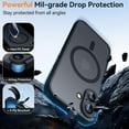 thumbnail image 2 of Kryonix Magnetic for iPhone 11 Case (Compatible with MagSafe) (Military Grade Drop Protection) Translucent Matte Shockproof Phone Cover,Purple/Blue/Pink/Black, 2 of 7