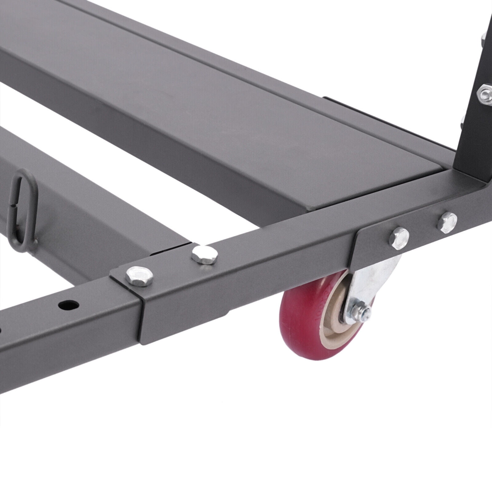Miumaeov Folding Table Rack Dolly Cart W/ Casters Max 8 Round Table 12 Folding Table