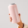 thumbnail image 5 of HydroJug Can Cooler - Standard 2-in-1 Insulated Can Cooler Cup 16oz - Stainless Steel, Non-Slip Rubber Base, Screw-Top Lid - Dusty Rose, 5 of 6