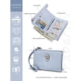 thumbnail image 2 of Punplita Women Bifold Wallet Leather Wallets for Women with Card Holder and Zipper Coin Pocket, 2 of 7