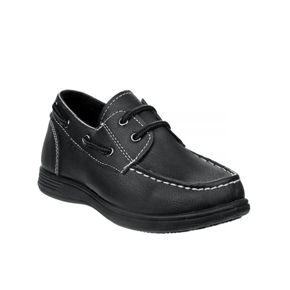 Josmo Toddler Boys Casual Boat Shoes, Black, 6
