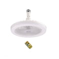 thumbnail image 1 of Ventilador de techo con control remoto y luz Lámpara LED de 30 W Ventilador de techo silencioso inteligente Base convertidora E27 Blanco, 1 of 8