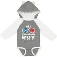 thumbnail image 3 of Inktastic All American Boy USA Parade Boys Long Sleeve Baby Bodysuit, 3 of 5