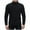 Black, variant on Men's Turtleneck Sweater Long Sleeve Solid Classic Cable Knit Pullover Top Gray L