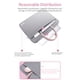 thumbnail image 5 of Bolsa para computadora portátil BUBM con colgante de oso Gran capacidad Resistente a los arañazos Durable Conveniente para, 5 of 8