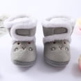 thumbnail image 2 of Infant Baby Girl Boots Shoes Warm Wool Snow Winter Anti-Slip Newborn Toddler Prewalker For 0-18 Months, 2 of 6