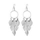 thumbnail image 4 of Jumpingount 1 par de pendientes para mujer, elegante, bohemio, estilo fresco, elegante, hoja, aro, pendiente, accesorio de moda para el día de San Type2 NO2 Jumpingount CBP372203, 4 of 6