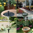 thumbnail image 6 of sunsanly Solar Fountain Pump for Bird Bath Eco-Friendly Solar Water Fountain with 6 Nozzles Easy to Install Outdoor Fountain for Garden Pond Pool, 6 of 7