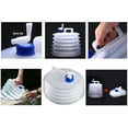 thumbnail image 4 of Cheers.US Collapsible Water Container with Spigot, Camping Water Storage Carrier Jug for Outdoors Hiking Backpack & Survival Kit, Foldable Portable Water Canteen 5/10/15L Water Bucket Bag, 4 of 7
