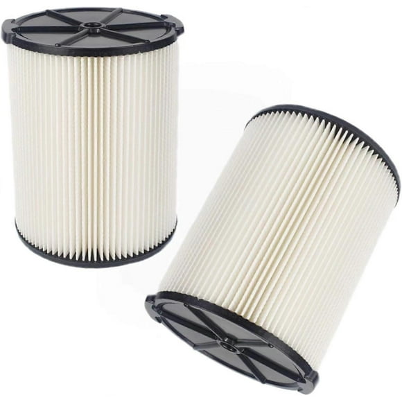2 Pack VF4000 Replacement Filter for RIDGID shop vac filter 5-20 Gallon & 6-9 Gallons Vacuum Cleaner