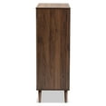 thumbnail image 5 of Baxton Studio Naoki Modern and Contemporary Two-Tone Grey and Walnut Finished Wood 5-Drawer Bedroom Chest, 5 of 7
