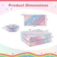 thumbnail image 3 of Gymax Glow in the Dark Modular Kids Play Couch Set w/ Machine-washable Flannel Covers, 3 of 10