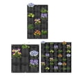 thumbnail image 4 of Wall Mounted Felt Planting Bag Vegetable black Vertical Greening Growth Bag, 4 of 8