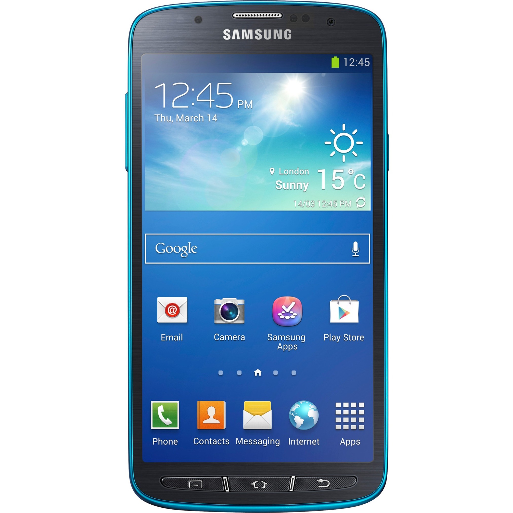 Samsung Galaxy S4 Active SGH-I537 16 GB Smartphone, 5" LCD Full HD 1920 x 1080, 2 GB RAM, Android 4.4 KitKat, 4G, Blue - image 4 of 6