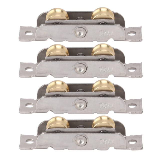 Rodillo de rueda para puerta corrediza, 4 piezas, puerta corrediza para patio, rodamiento de bolas, rodillo para puerta corrediza, rodillo para puerta corrediza de vidrio para patio, meticulosamente diseñado