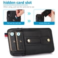 thumbnail image 4 of for iPhone XR Case, Lightweight Premium PU Leather iPhone XR Wallet Case with Card Holders Protective Case for iPhone XR Adjustable Stand,Black, 4 of 7