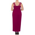 thumbnail image 2 of XSCAPE Womens Solid High-Low Dress, Purple, 4, 2 of 2