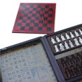 thumbnail image 2 of Langgg Ensemble d'Échecs Dames Chinoises Jeu de Table avec Guerriers en Résine Pièces pour Enfants Adultes Famille, 2 of 6