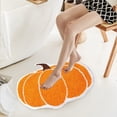 thumbnail image 3 of Halloween Thanksgiving Pumpkin Doormat 16x24 Inch Spandex Faux Wool Rug 5 Festive Designs Non Slip Machine Washable for Fall, 3 of 3