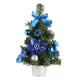 thumbnail image 3 of Pequeña artificial perfecta para decoraciones navideñas de interior y exterior. Azul-30CM, 3 of 9