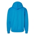 thumbnail image 6 of Hanes Ultimate Cotton Men's Fleece Pullover Pocket Hoodie, Warm Cozy Hooded Sweatshirt, Teal, XL, 6 of 6