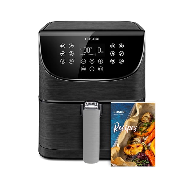 COSORI Pro Gen 2 Freidora de aire de 5.8 cuartos de galón, versión mejorada con rendimiento estable y nuevo aspecto elegante, 13 funciones de un solo toque, 100 recetas de papel y 1100 recetas en líne