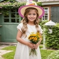 thumbnail image 2 of oqasdz Kids Hats & Caps for Boys and Girls Toddler Baby Soft Comfortable Adjustable Outdoor Party Everyday Wear Sunhat, Size 2-8 Years, 2 of 3
