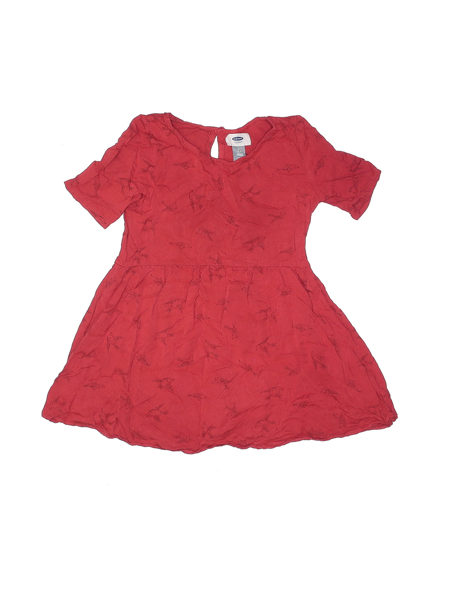old navy girls red dress