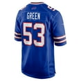 thumbnail image 3 of Men's Nike Kendrick Green  Royal Buffalo Bills Team Game Jersey, 3 of 4