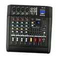 thumbnail image 2 of DJ Au-dio Mixer Amplifier DJ Controller Sound Mixer 600wx2 16 Bit DSP Effect 4 Channel for Party Performance Computer Stage, 2 of 6