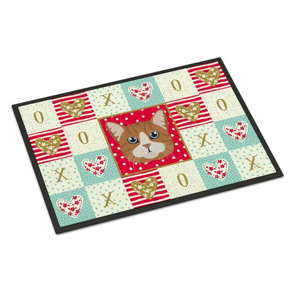 Manx Cat Love Door Mat