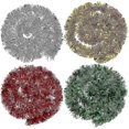 thumbnail image 1 of Piezas Guirnaldas de Oropel de Navidad Guirnalda de Oropel Metálico Decoraciones Brillantes para Árboles de Navidad para Cumpleaños Bodas Decoraciones para Fiestas de Navidad (, 1 of 4