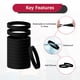 thumbnail image 5 of Uxcell 24Pcs Pulseras de Goma, Pulseras de Silicona de Color Sólido para Deporte/Entrenamiento/Baloncesto Hombres Mujeres Adolescentes [Negro], 5 of 6