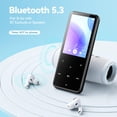 thumbnail image 3 of Reproductor MP3 AGPTEK M3 64GB con Bluetooth, altavoz y radio FM, 3 of 9