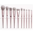 thumbnail image 3 of Juego De 10 Brochas Pincel De Maquillaje Profesional+estuche, 3 of 5