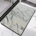 thumbnail image 5 of Marble Bath Mat - Soft & Luxurious 20x32 inch Bathroom Rug Runner, Modern Design, Long & Non-Slip, Machine-Washable Floor Rug for Shower & Tub, 5 of 5