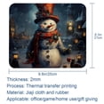 thumbnail image 5 of Snowman Square Gaming Mouse Pad Desk Mat, 8.3x9.8 Inch, Non-Slip Rubber Bottom, Printed, Suitable for Office and Gaming, 5 of 6