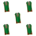 thumbnail image 3 of maskred Femmes de la Mode Plage Vacances Robe Boho Ethnique Élégante Robe en Vrac Vert 5Set, 3 of 6